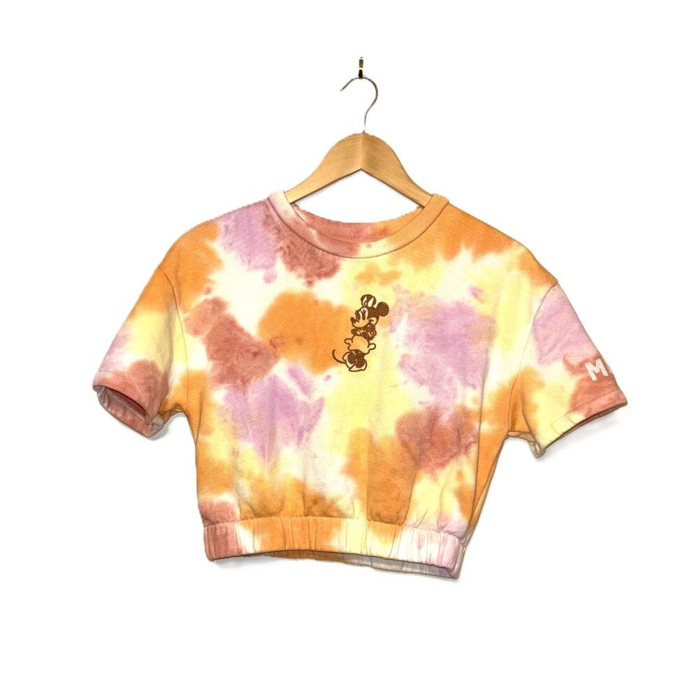 Disney Tie-Dyed Middie Sweat-Tee, Size M